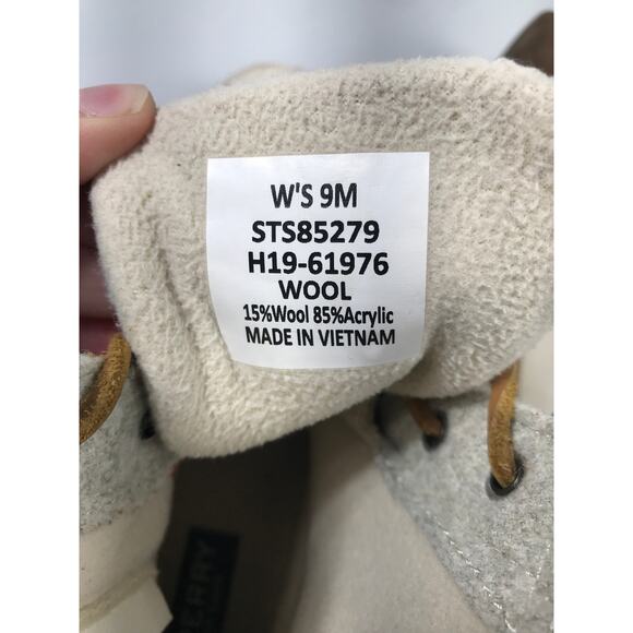 Sperry Women's Saltwater Wool Embossed Thinsulate Duck Boot 9M Waterproof - Picture 7 of 8